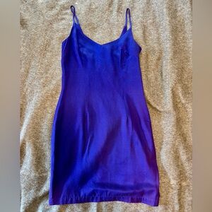 Vintage Paris blues mini dress
